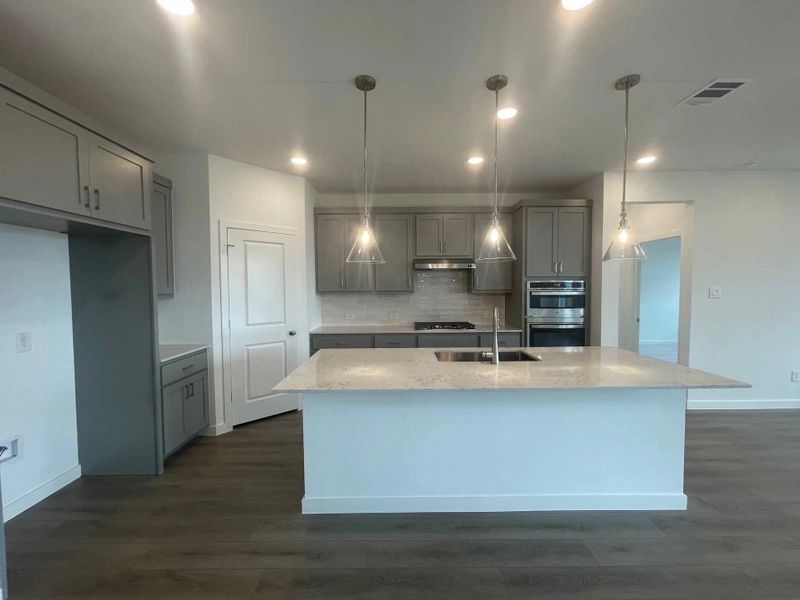 Kitchen Construction Progress featuring the Milan Collection