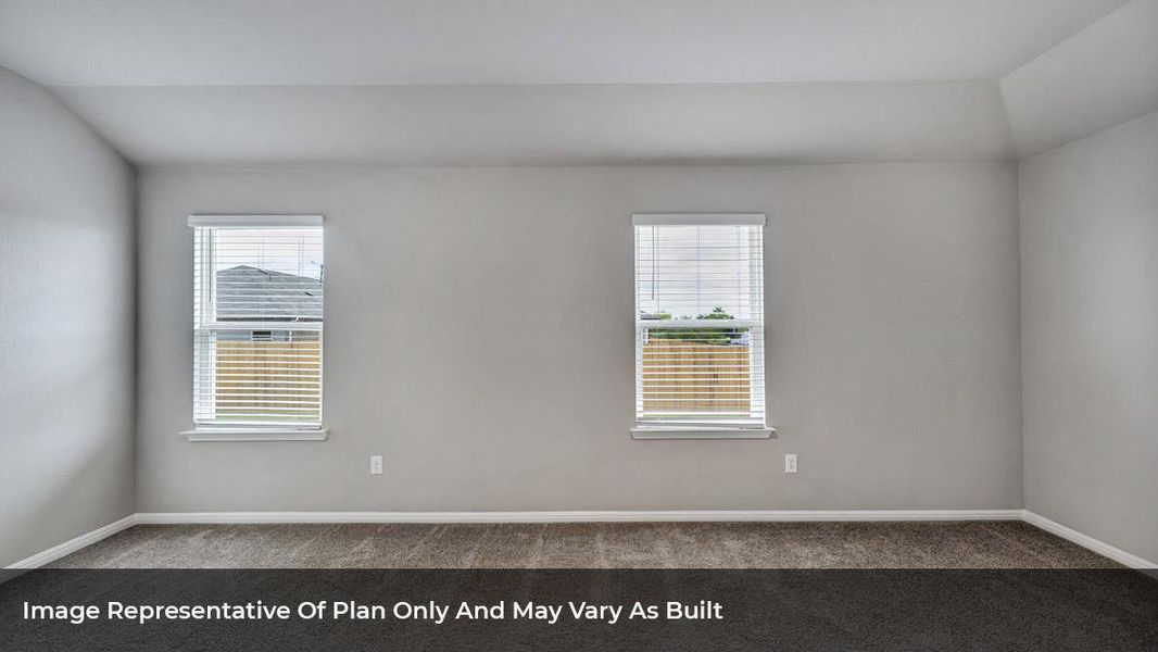 Spacious, unfurnished interior of a new home in Rosenbusch Ranch, Leander (Image 15).
