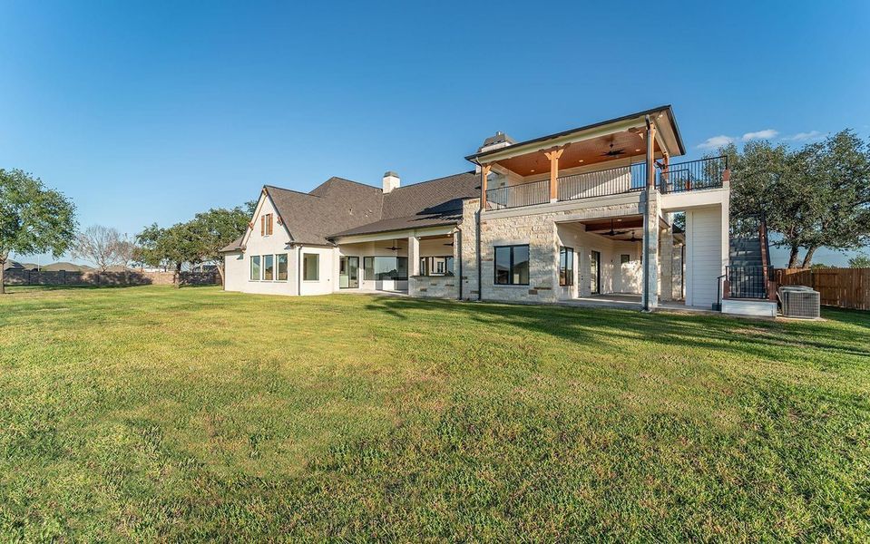 Exterior from the backyard