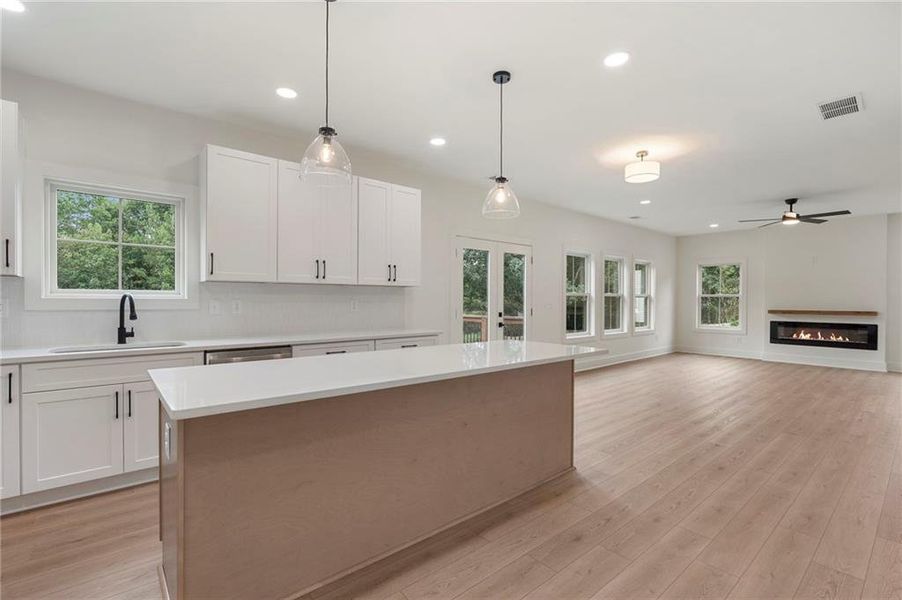 Furnished interior view inside a new home in , Hiram (Image 6).
