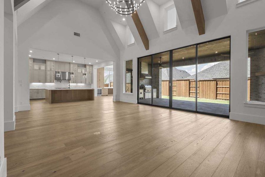 Spacious, unfurnished interior of a new home in Mustang Lakes - 100ft Lots, Celina (Image 21). Spacious, unfurnished interior of a new home in Mustang Lakes - 100ft Lots, Celina (Image 21).