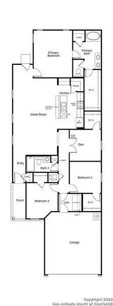 2D floor plan layout of this home in Woodside Farms, Seguin, TX (Image 3). 2D floor plan layout of this home in Woodside Farms, Seguin, TX (Image 3).