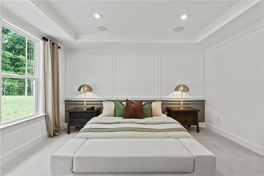 Furnished interior view inside a new home in Watermist at Mirror Lake, Villa Rica (Image 18).