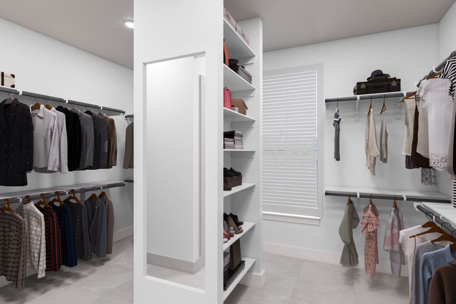 Representative furnished interior of a home built from the Salerno by Tri Pointe Homes in The Estates at James Lane, Fulshear (Image 14).
