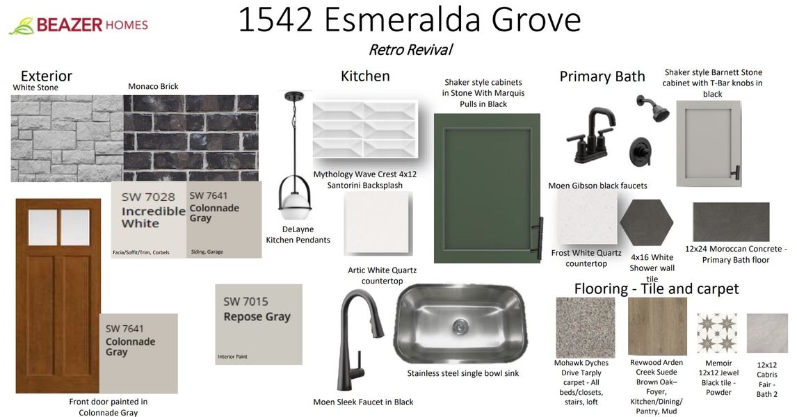 Sample of building materials used in homes in Veranda: Classic, San Antonio (Image 15).