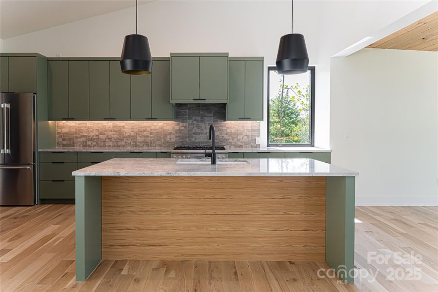 Furnished interior view inside a new home in , Hendersonville (Image 9).