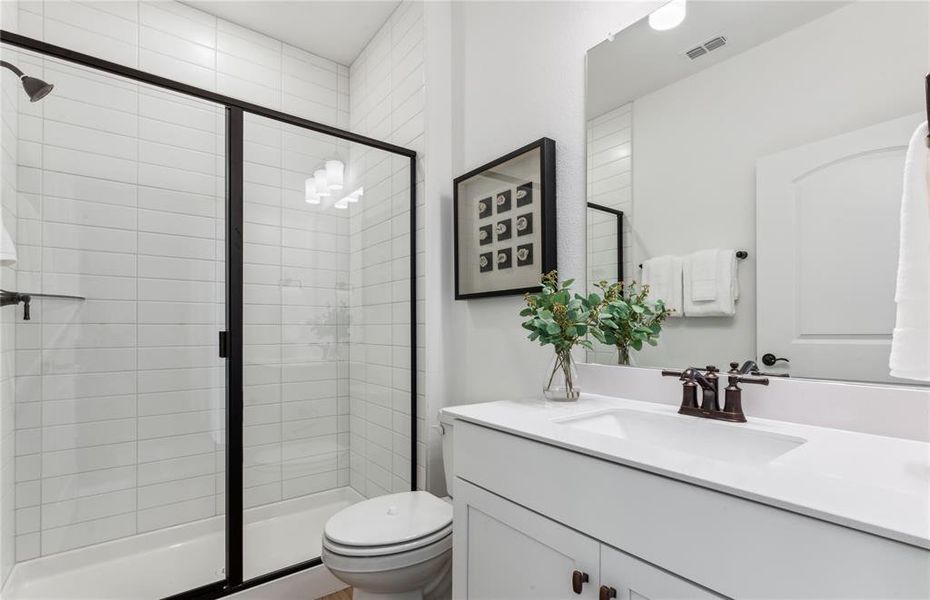 Secondary bathroom *real home pictured Secondary bathroom *real home pictured