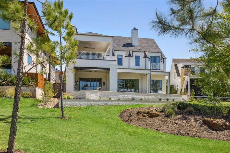 Exterior details and patio area of a home in , Malakoff (Image 23). Exterior details and patio area of a home in , Malakoff (Image 23).