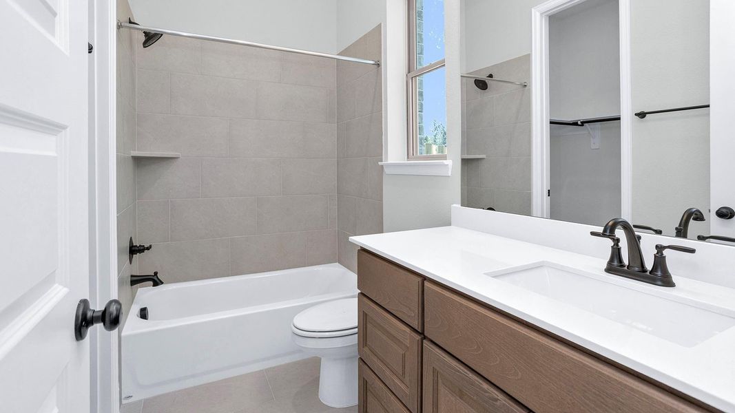 Furnished interior view inside a new home in Colton, Todd Mission (Image 7). Furnished interior view inside a new home in Colton, Todd Mission (Image 7).