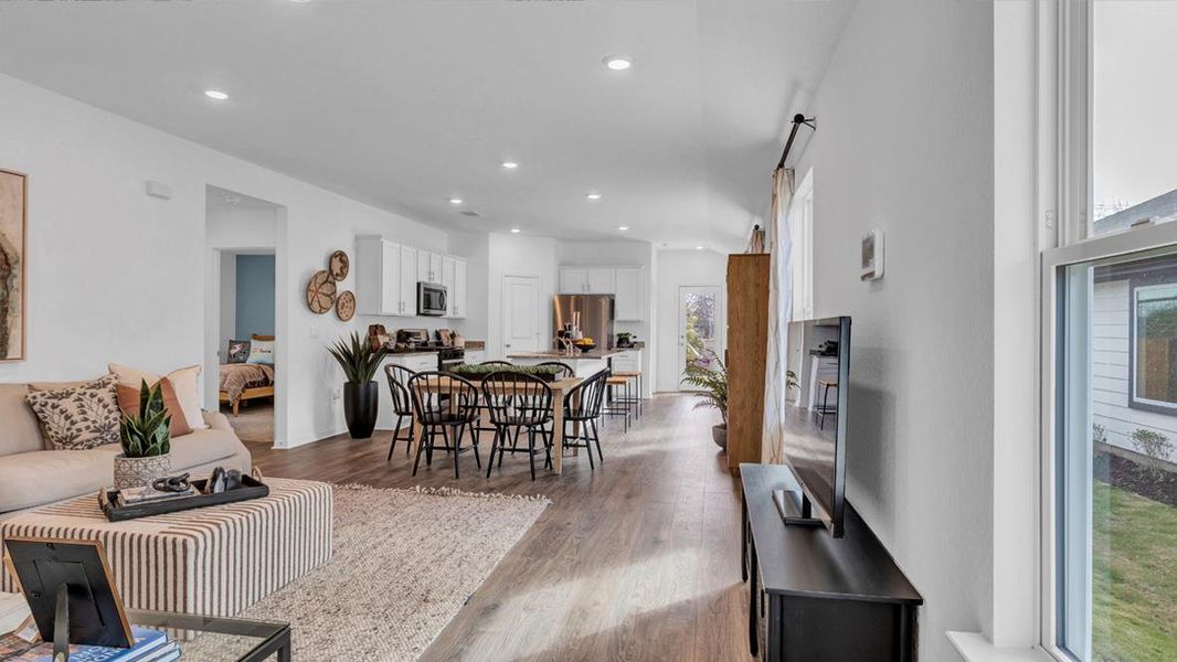 Furnished interior view inside a new home in Prairie Lakes, Buda (Image 14).