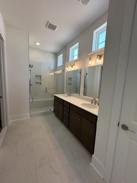 Furnished interior view inside a new home in Summerwind Crossing at Lakes of Cane Bay, Summerville (Image 2).