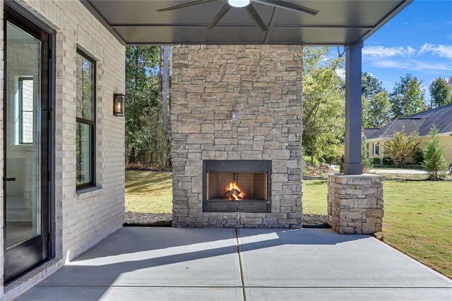 Exterior details and patio area of a home in , Loganville (Image 27).