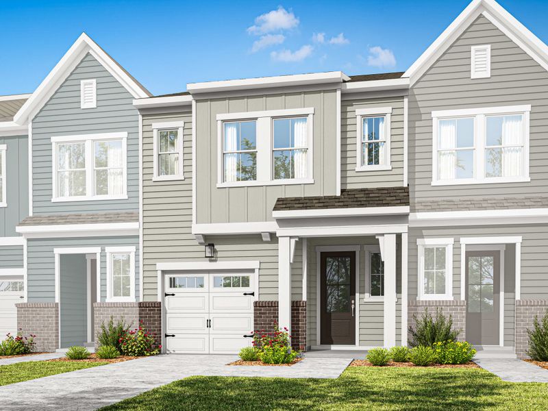 Image 14 representing the Mitchell by Tri Pointe Homes in The Grove at Latta Park, Durham, NC.