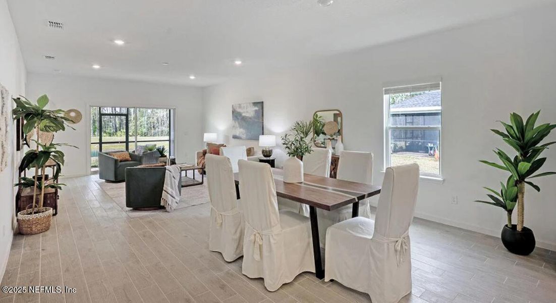 Furnished interior view inside a new home in Edenbrooke at Hyland Trail | 55+: Edenbrooke at Hyland Trail 50s, Green Cove Springs (Image 27).