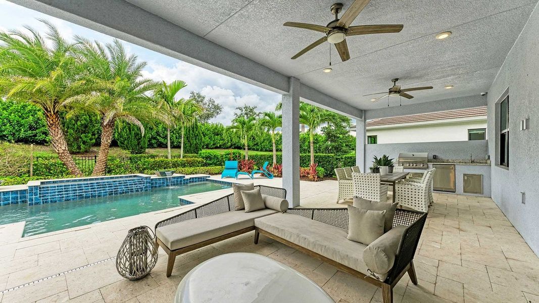Lanai and Pool