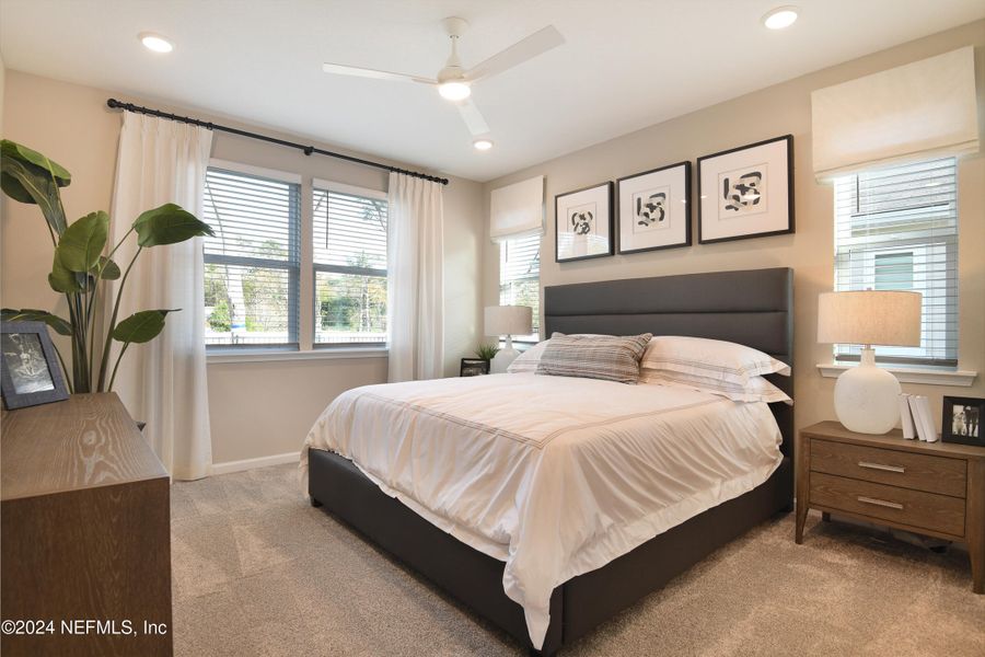 Furnished interior view inside a new home in Irongate, Jacksonville (Image 17).