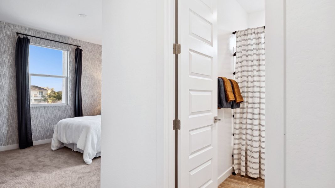 Representative furnished interior of a home built from the Miraval by D.R. Horton in The Ridge at Stone Butte, Phoenix (Image 43).
