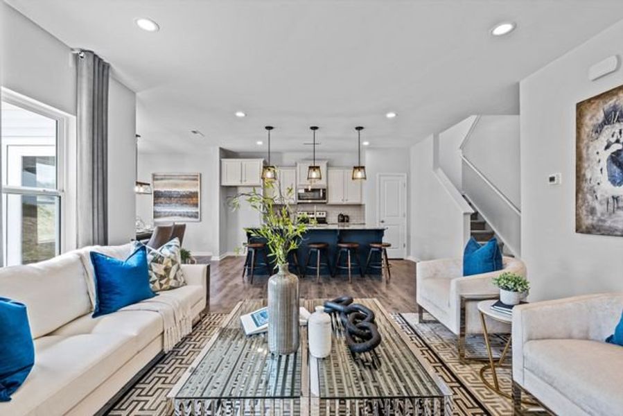 Representative furnished interior of a home built from the Knox by True Homes in Swaim Meadows, Winston-Salem (Image 8).
