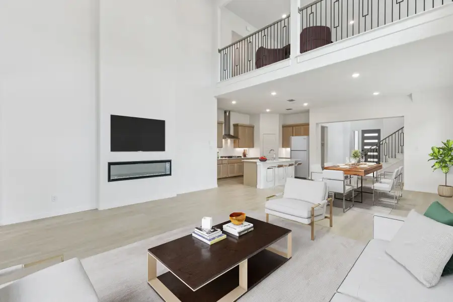 Open Floor Plan in the Da Vinci II home plan by Trophy Signature Homes – REPRESENTATIVE PHOTO