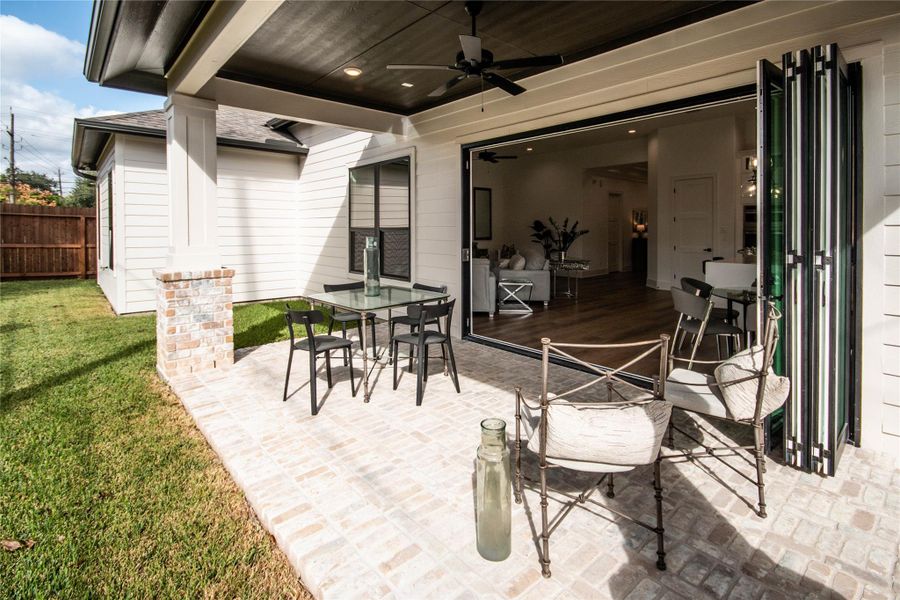 Patio with character Patio with character