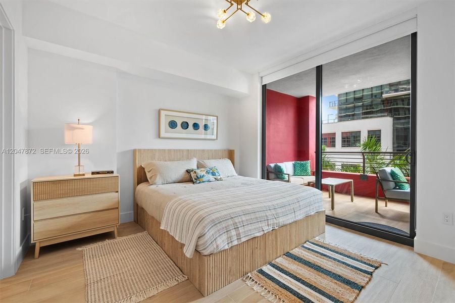 Furnished interior view inside a new home in , Miami (Image 15).