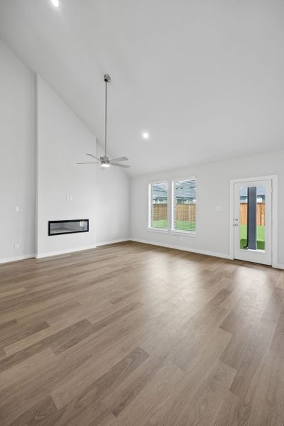 Living Room in the Winters home plan by Trophy Signature Homes – REPRESENTATIVE PHOTO