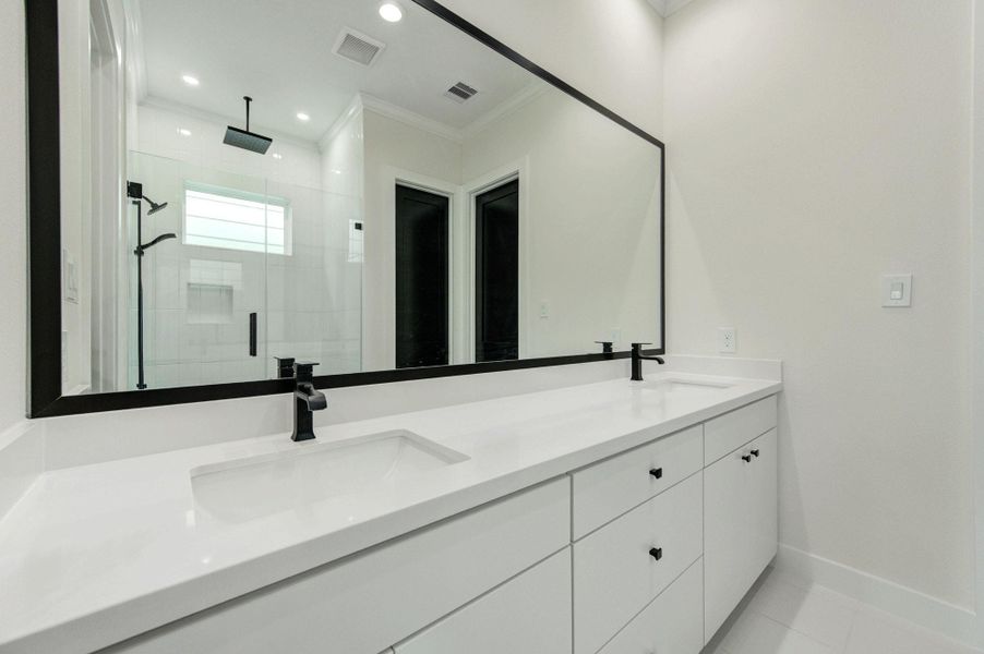 Furnished interior view inside a new home in , Houston (Image 10).