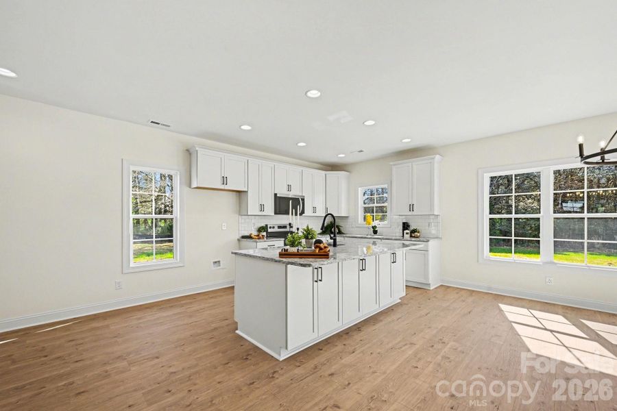 Furnished interior view inside a new home in , Salisbury (Image 15).