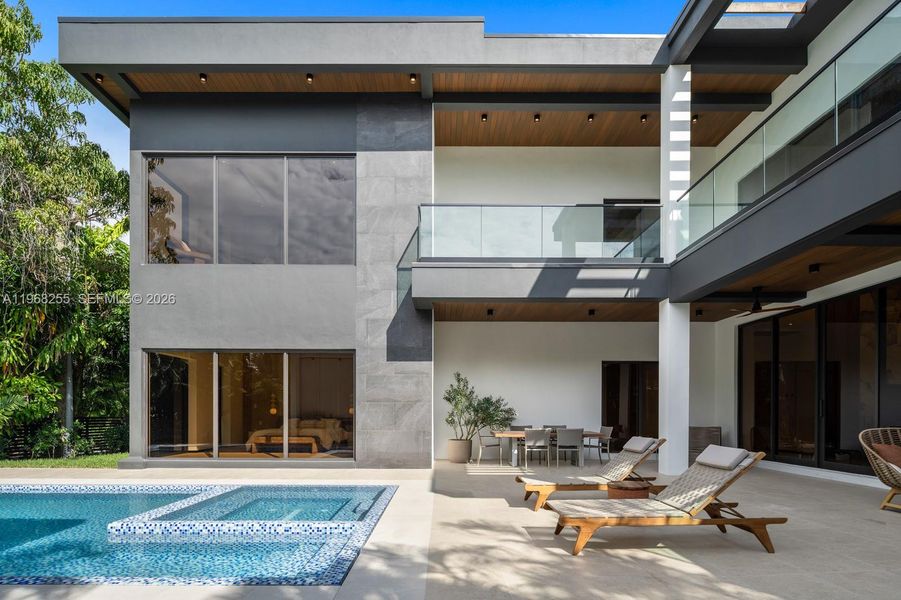 Exterior details and patio area of a home in , Miami (Image 3).