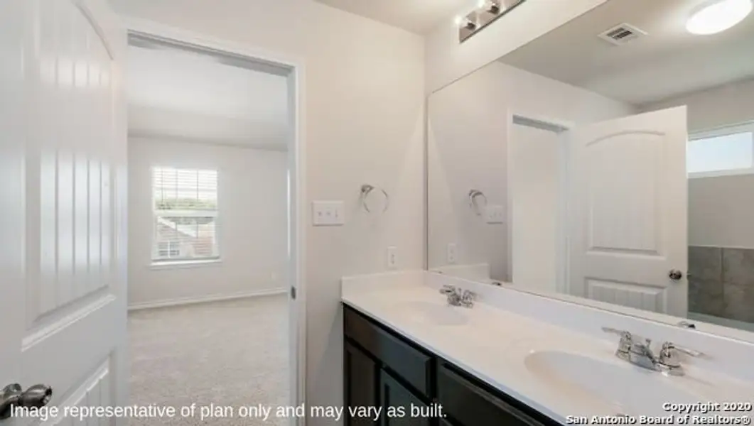 Furnished interior view inside a new home in Redbird Ranch, San Antonio (Image 8).