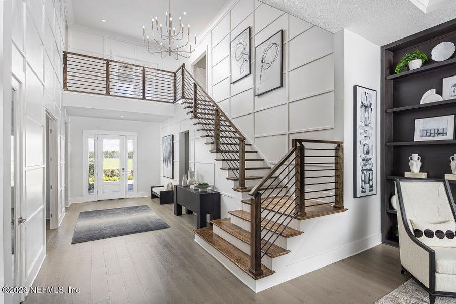 Furnished interior view inside a new home in , St. Augustine (Image 3).