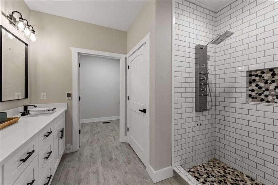 Furnished interior view inside a new home in , Morganton (Image 16).