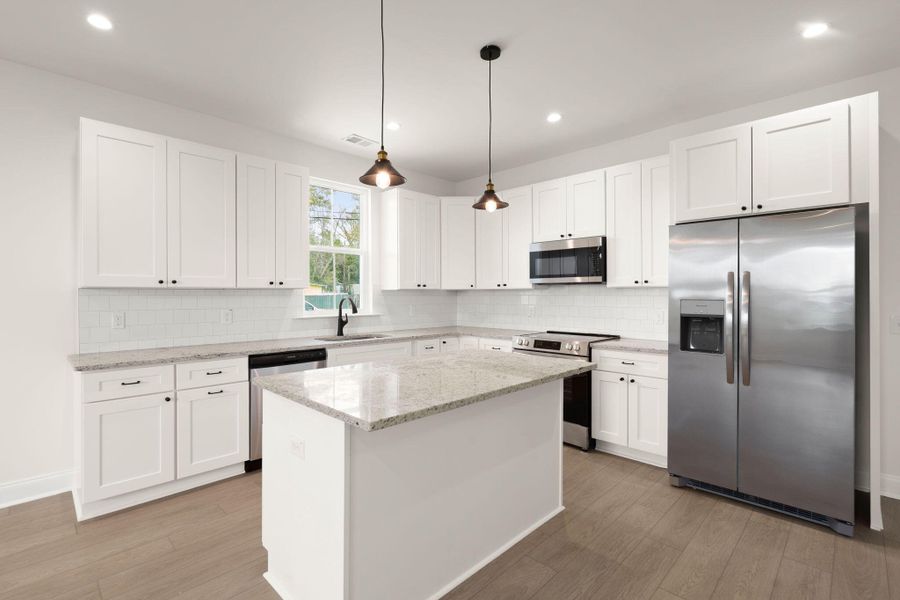 Furnished interior view inside a new home in , North Charleston (Image 5).