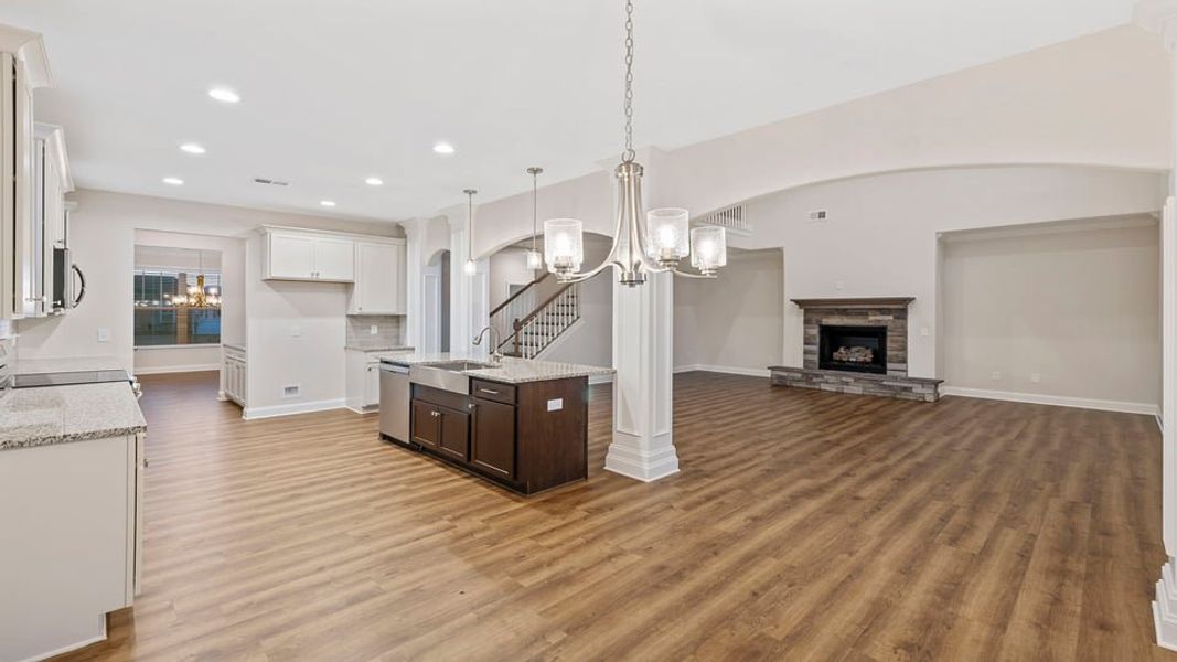 Furnished interior view inside a new home in Pinebrook, Woodruff (Image 8).