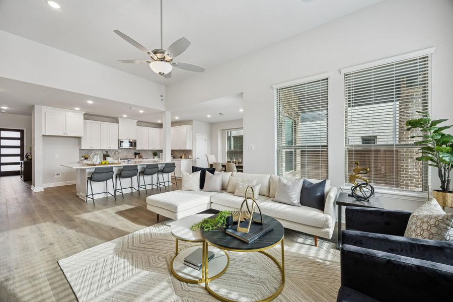 Furnished interior view inside a new home in Las Lomas, Forney (Image 16).