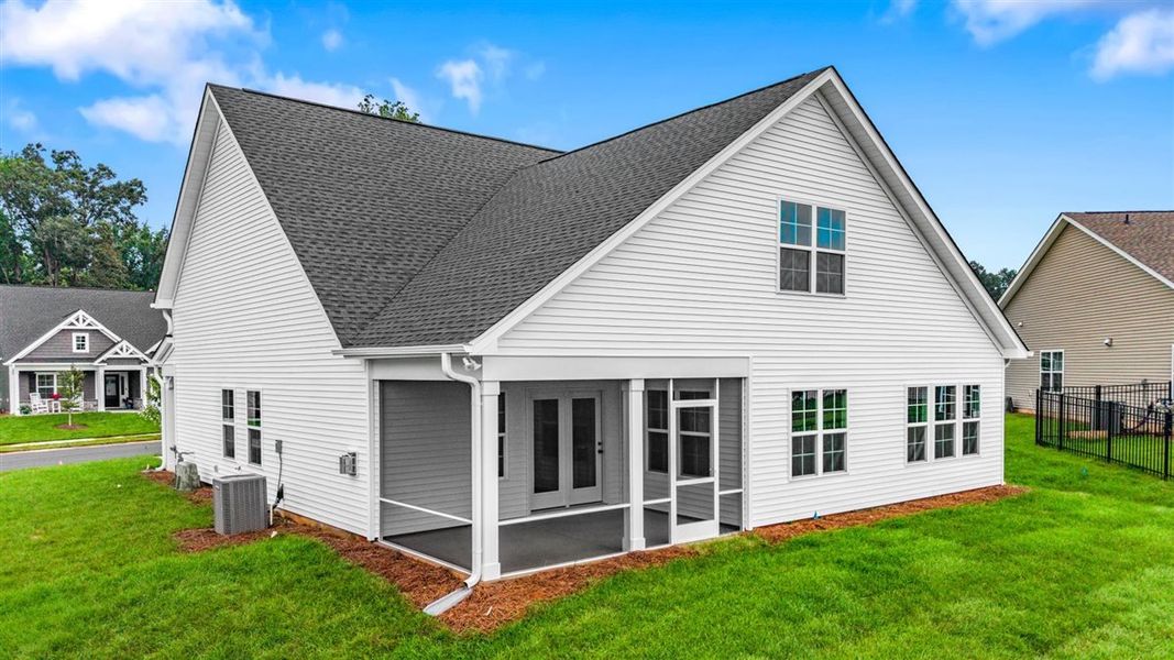 Exterior details and patio area of a home in Brayden, Advance (Image 23).