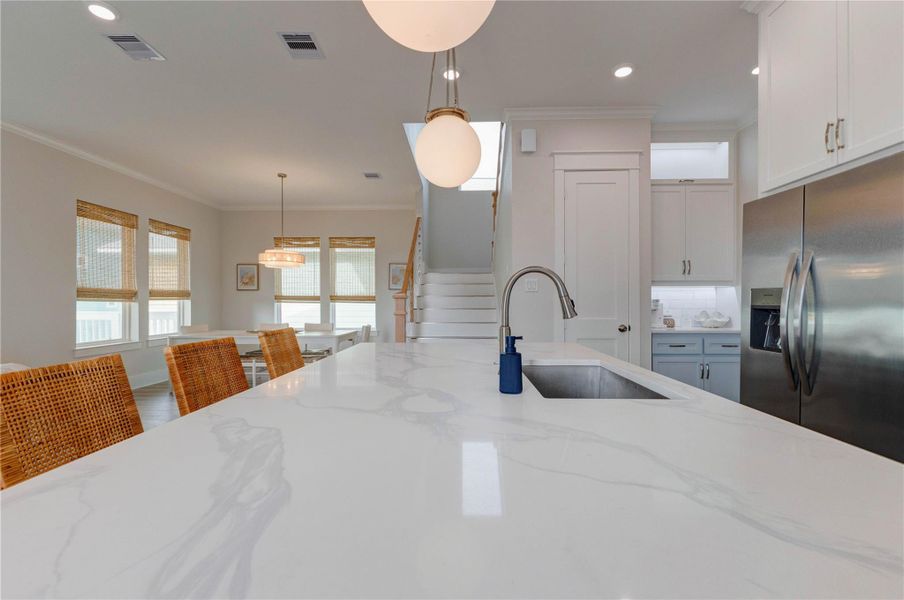 Furnished interior view inside a new home in , Galveston (Image 14).