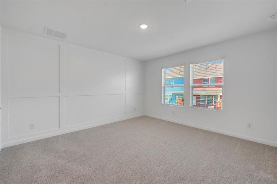 Spacious, unfurnished interior of a new home in Providence Commons, Providence Village (Image 22). Spacious, unfurnished interior of a new home in Providence Commons, Providence Village (Image 22).