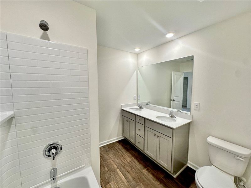 Furnished interior view inside a new home in Champions Village at Cherry Hill, Pendleton (Image 6).