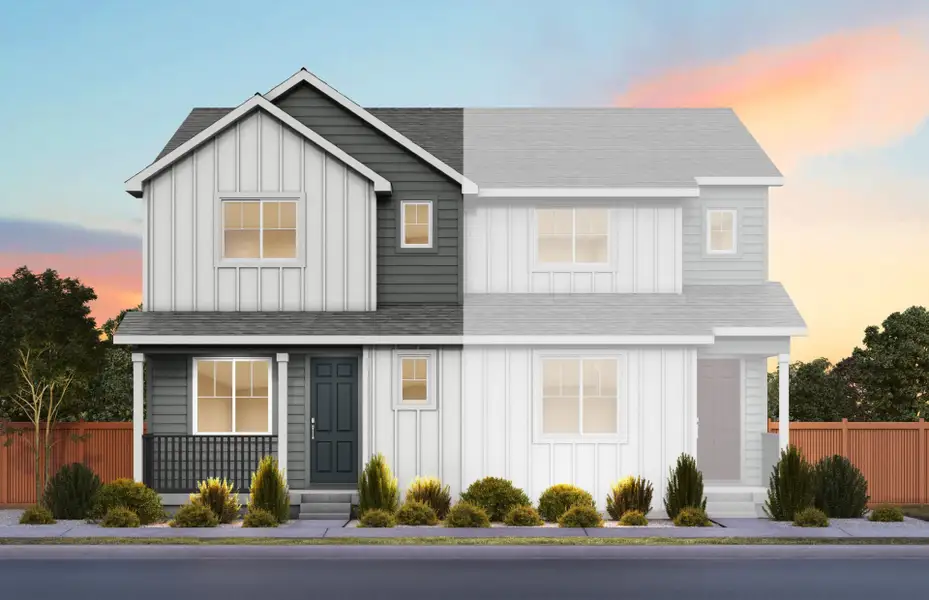 Representative exterior photo of a completed home built from the Orion by Pulte Homes in Sky Ranch, Aurora, CO (Image 7).