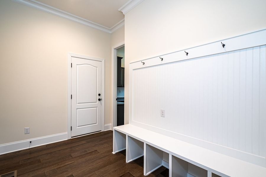 Representative unfurnished interior of a home built from the Harvard by Greybrook Homes in Harbor Watch, Statesville (Image 40).