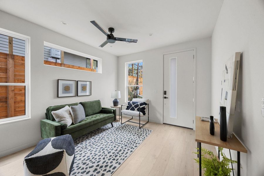 Furnished interior view inside a new home in , Austin (Image 5).
