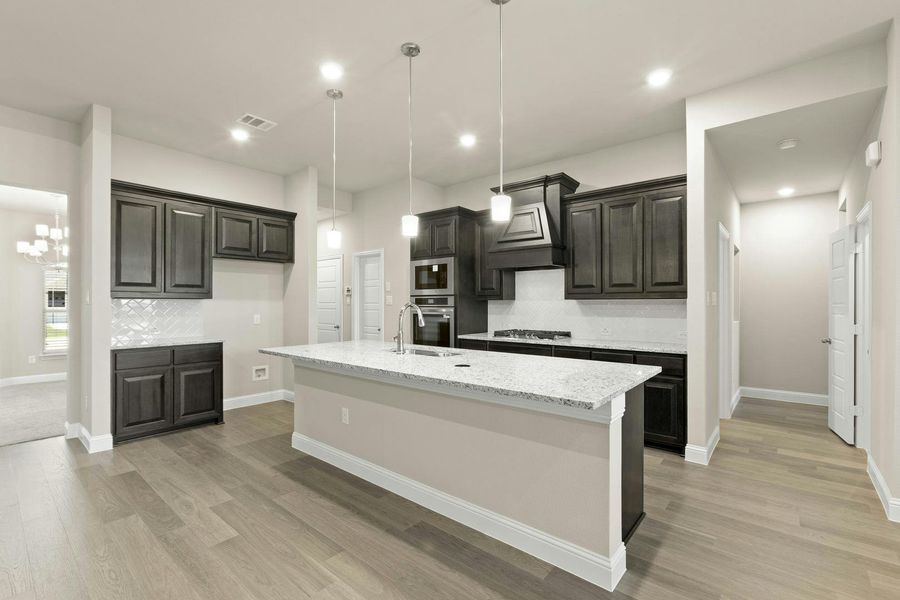 Furnished interior view inside a new home in Westside Preserve, Midlothian (Image 10).