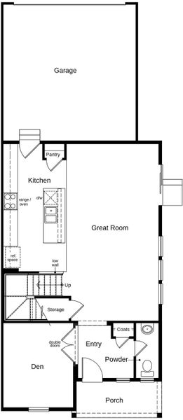 2D floor plan layout of this home in Windler Villas, Aurora, CO (Image 2).