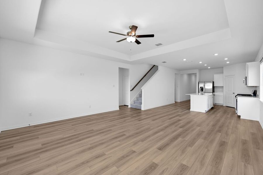 Spacious, unfurnished interior of a new home in River Ridge, Crandall (Image 27). Spacious, unfurnished interior of a new home in River Ridge, Crandall (Image 27).