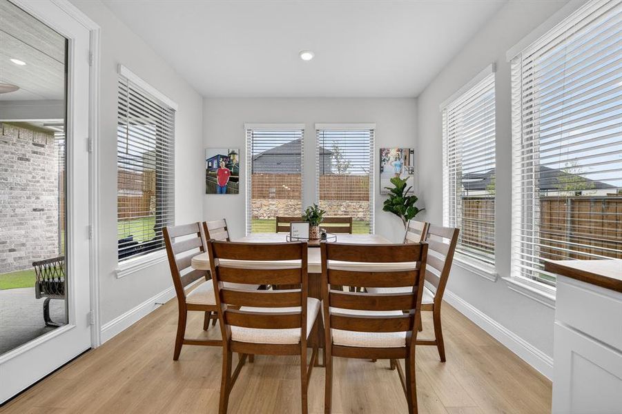 Furnished interior view inside a new home in South Oak, Lakewood Village (Image 30).