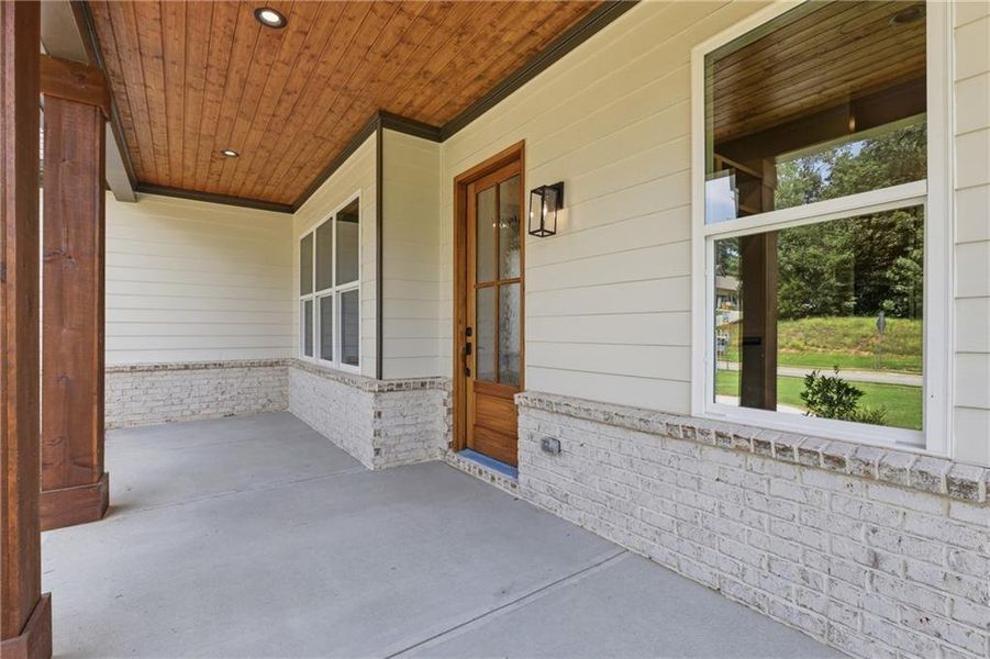 Exterior details and patio area of a home in , Lula (Image 34). Exterior details and patio area of a home in , Lula (Image 34).