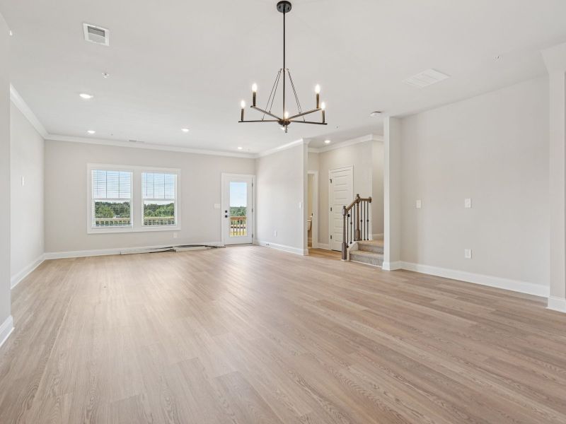 Spacious, unfurnished interior of a new home in Hemingway - Highland Series, Cumming (Image 11).