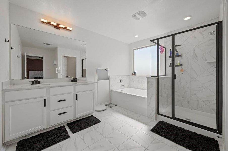 Furnished interior view inside a new home in Sonterra - Cool Water, Jarrell (Image 12).