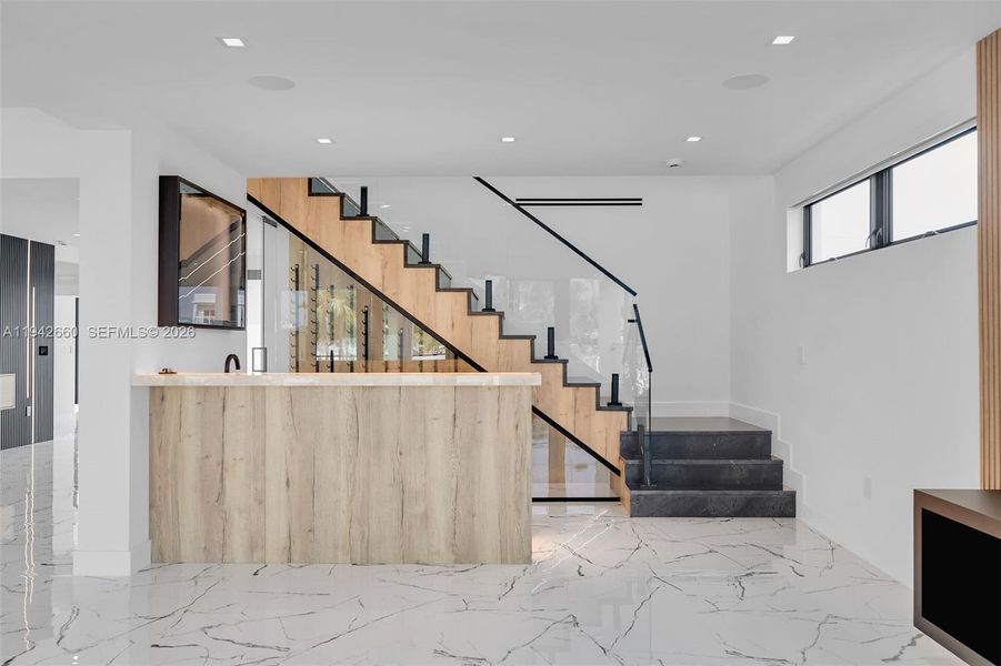 Furnished interior view inside a new home in , Key Largo (Image 15).